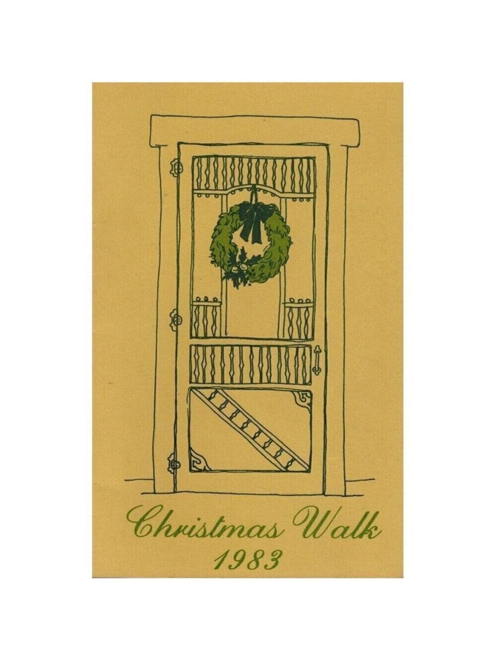 CHRISTMAS WALK 1983 by Campbell, Tom & Hatch, Sharon 1983 Paperback